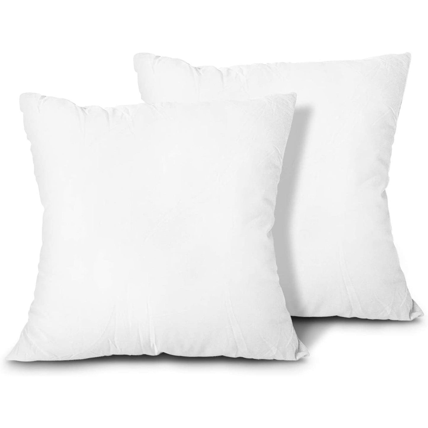 100% Egyptian Cotton Cusion cases - 400 TC Egyptian Quality Set of 2 Cusion Cases - Breathable Cool Ultra Silky Soft 2 PC Cusion Cover - White