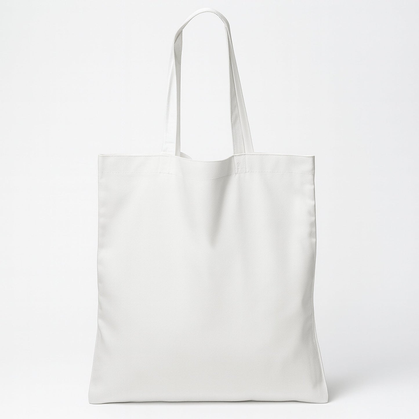 White Cotton Tote Bag 13 x 15 Inch – Reusable Eco-Friendly Canvas Shopping, Travel & Daily Carry Bag