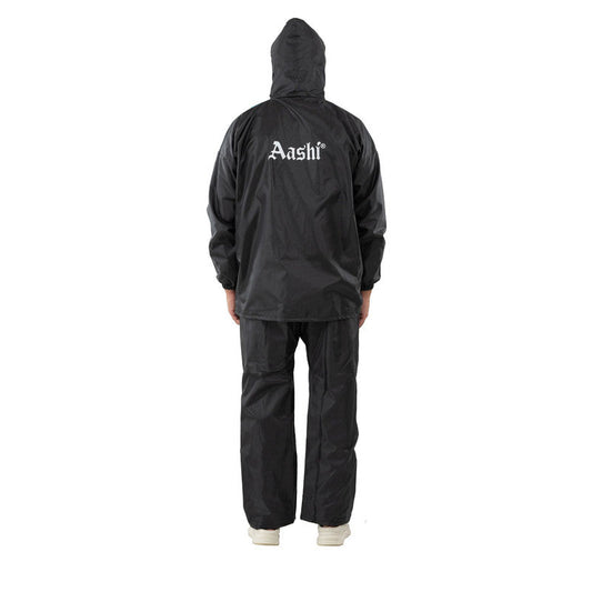Rain Coat for Men Waterproof for Bike Riders with Adjustable Hood Along with Inner Pockets - JS-300