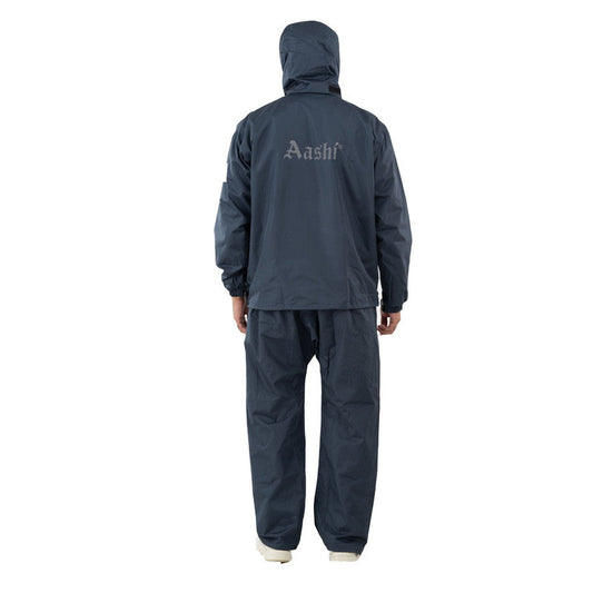 Rain Coat for Men Waterproof for Bike Riders with Adjustable Hood Along with Inner Pockets - JS-304