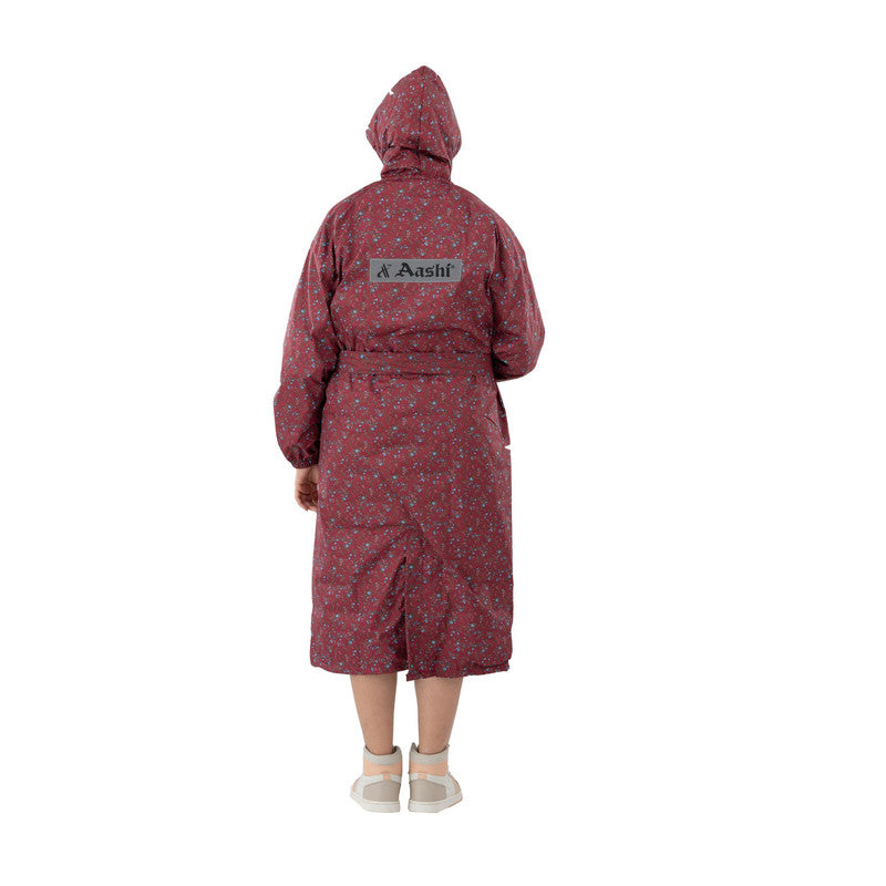 Rain Coat for Men Waterproof for Bike Riders with Adjustable Hood Along with Inner Pockets - PL-22