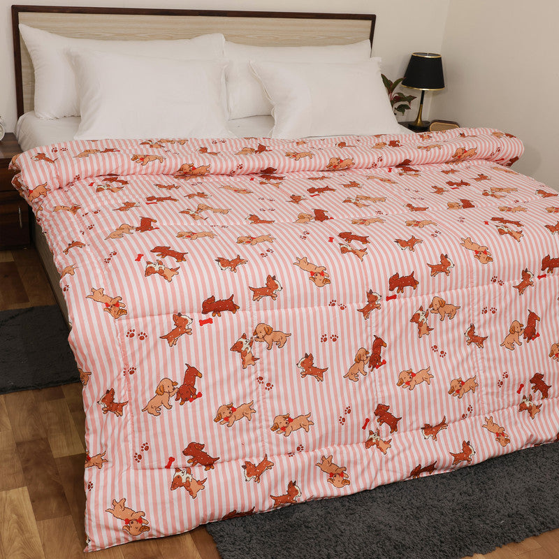 Premium Microfiber Duvet Cover Set | Soft, Durable, Wrinkle-Resistant & Easy-Care Bedding (Puppy Love)