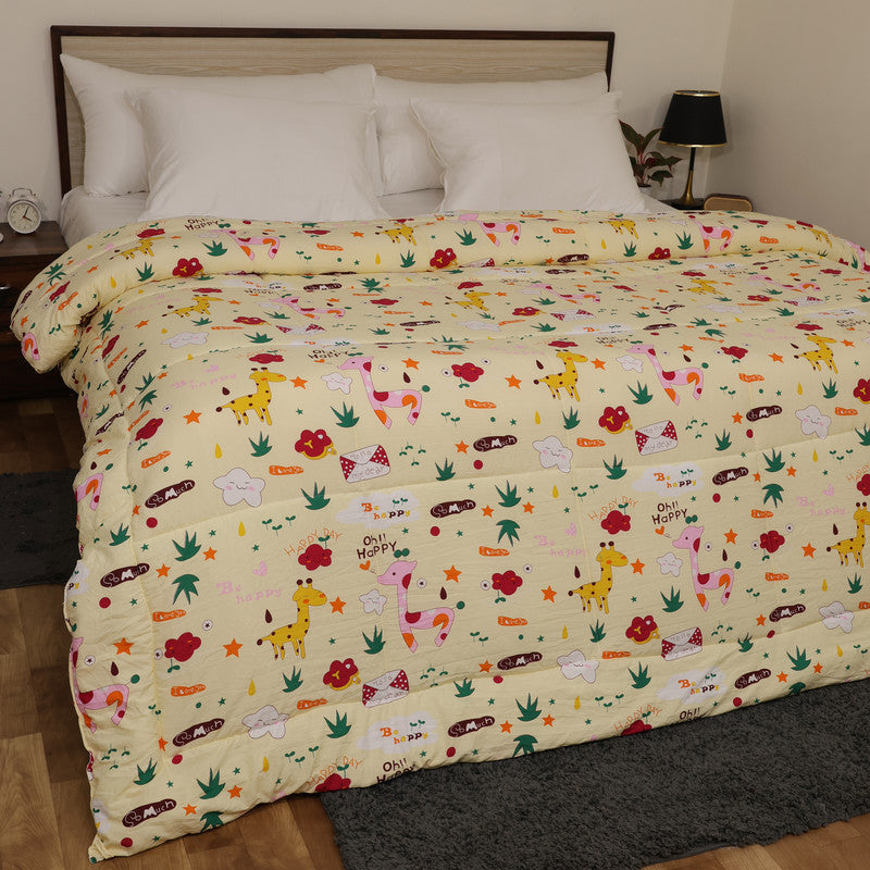 Premium Microfiber Duvet Cover Set | Soft, Durable, Wrinkle-Resistant & Easy-Care Bedding (Happy Safari)