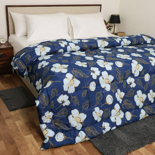 Luxurious Down Alternative AC Comforter | All-Season Warmth | 1 PC Comforter Set | 100% Microfiber Cover | Down Fiber Duvet Insert (Tulip Rose)