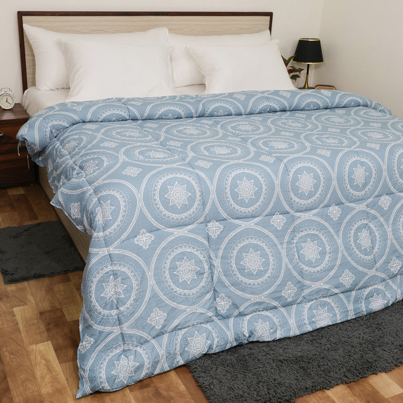 Luxurious Down Alternative AC Comforter | All-Season Warmth | 1 PC Comforter Set | 100% Microfiber Cover | Down Fiber Duvet Insert (Daisy Delight)