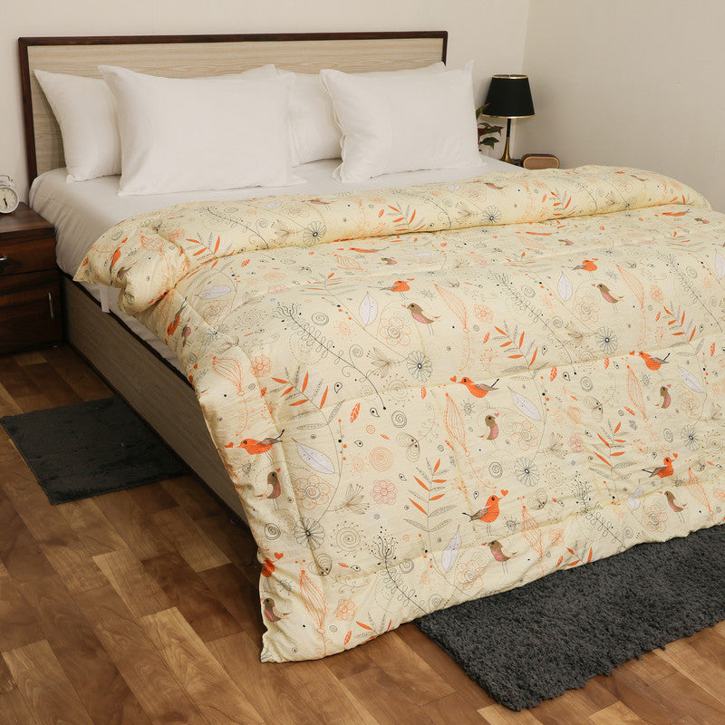 Premium Microfiber Duvet Cover Set – Soft, Durable, Wrinkle-Resistant, and Easy Care Bedding (Birdsong Bliss)