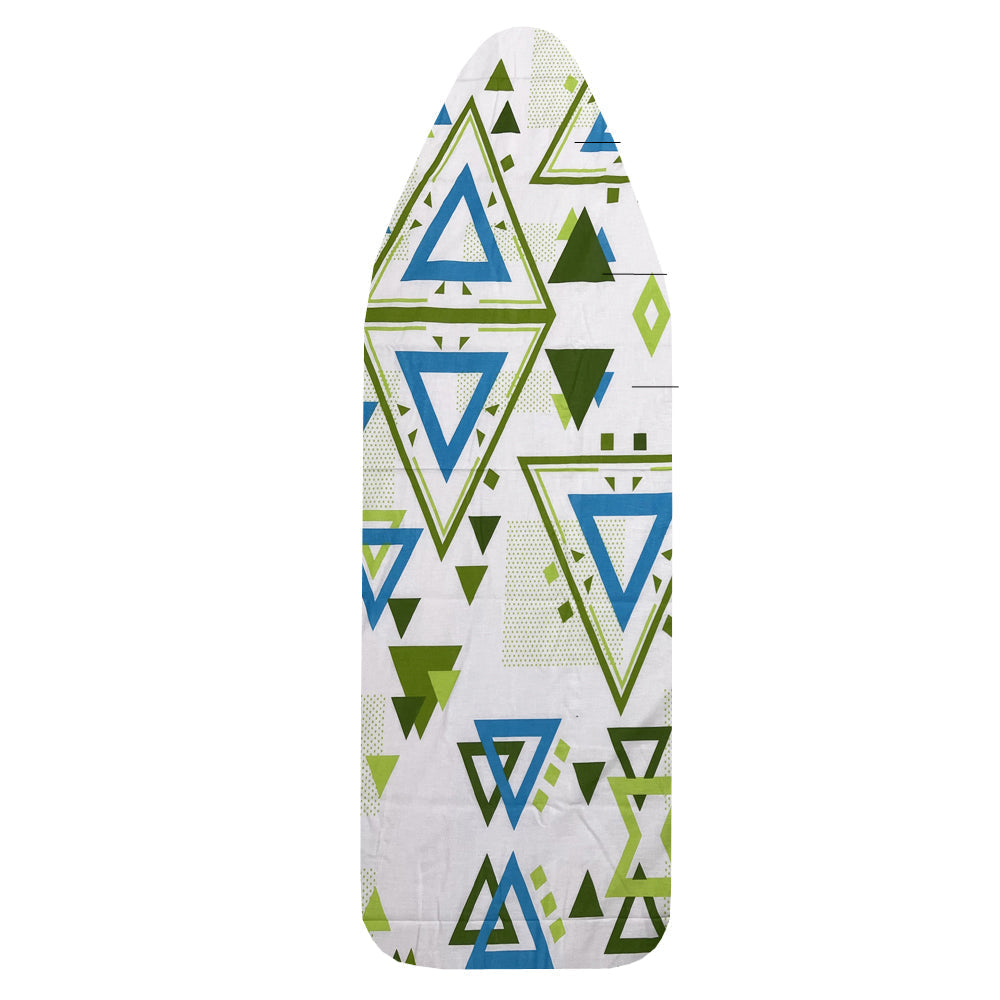 Ironing Board Cover | Heat-Reflective, Scorch & Stain Resistant | Fits Standard Wide Boards | Durable Ironing Mat | Triangle Print