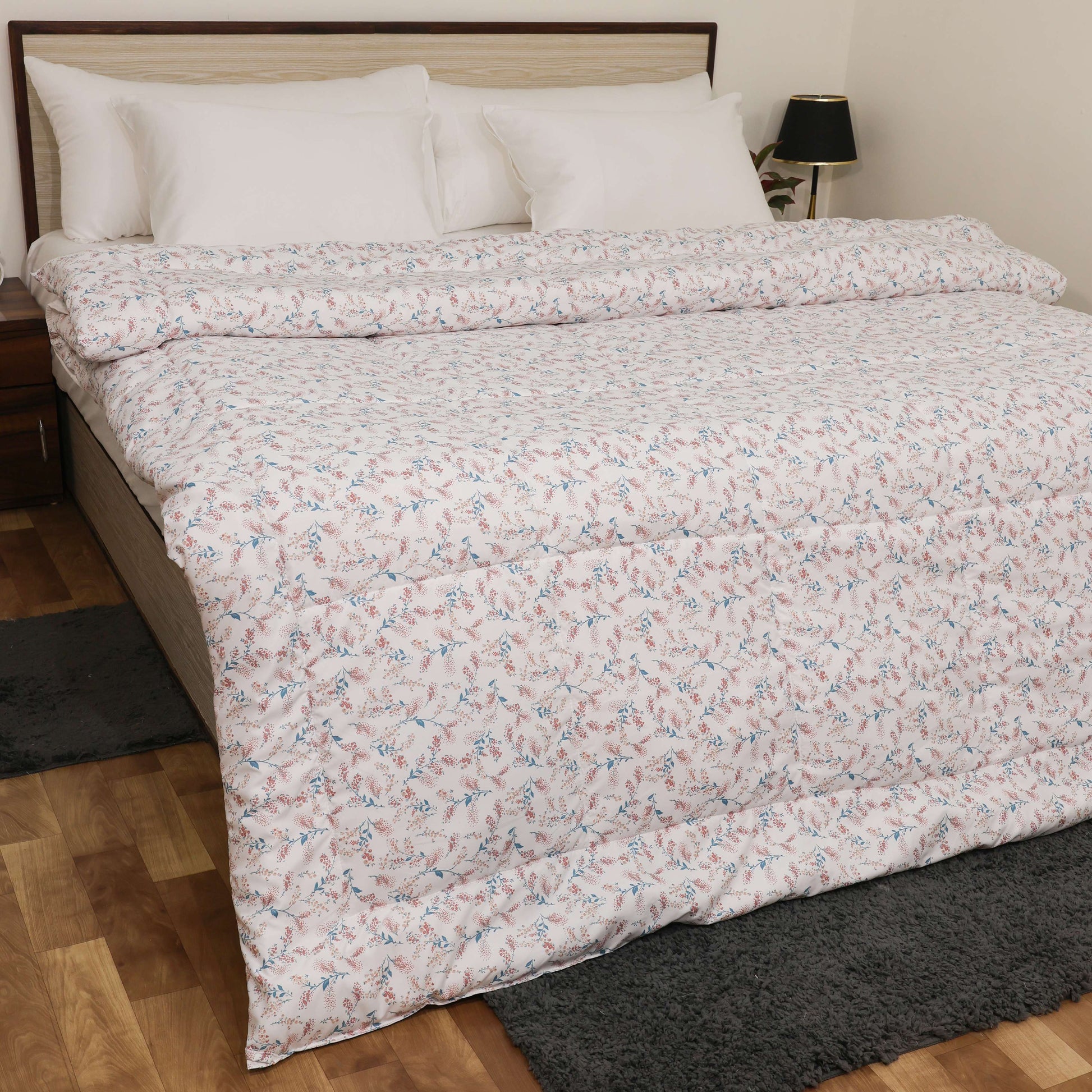 Premium Microfiber Duvet Cover Set | Soft, Durable, Wrinkle-Resistant & Easy-Care Bedding (Garden Bloom)