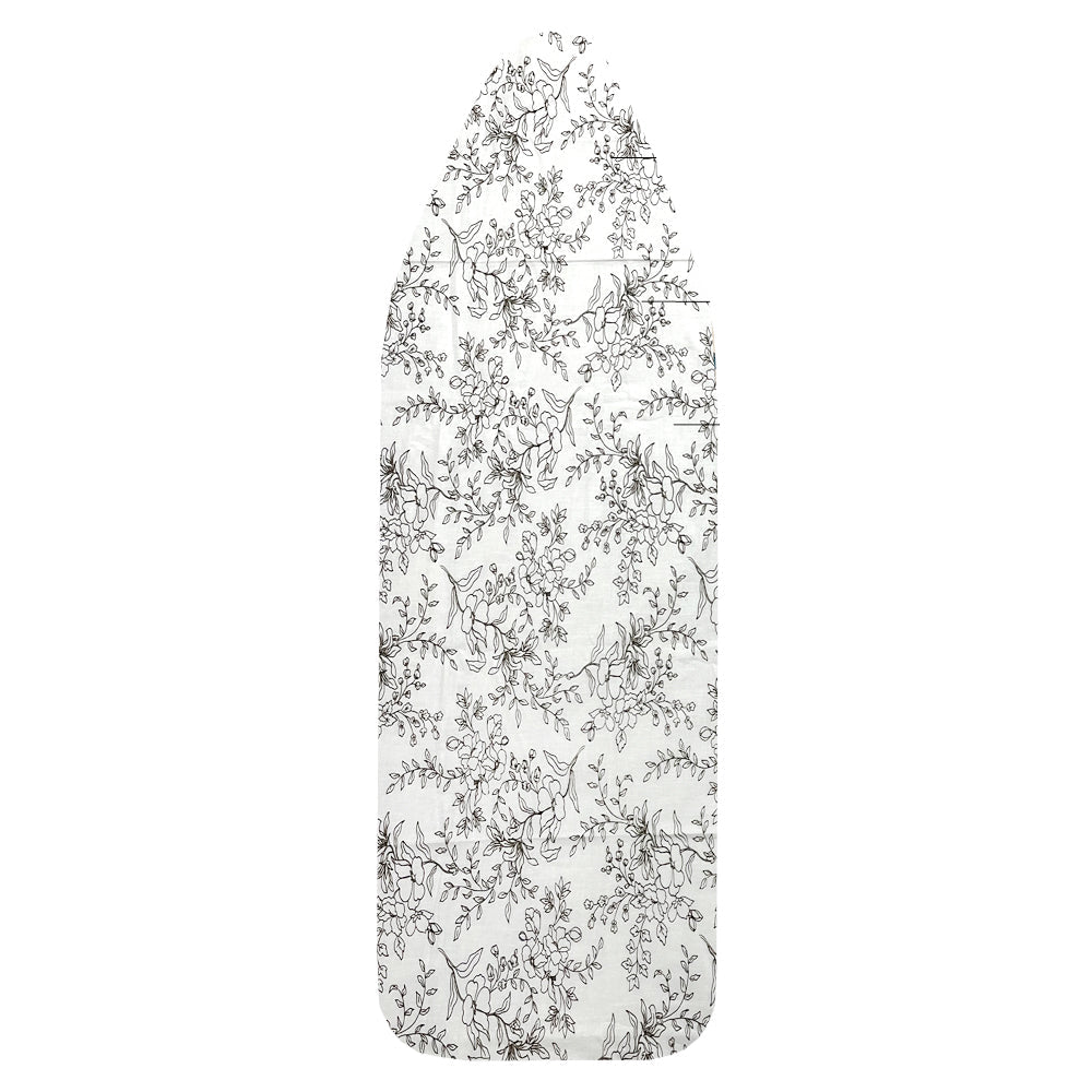Ironing Board Cover | Heat-Reflective, Scorch & Stain Resistant | Fits Standard Wide Boards | Durable Ironing Mat | Floral Print