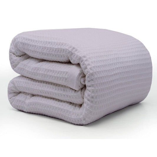 100% Tencel Waffle Weave Blanket | Lightweight, Soft & Breathable | All-Season Blanket for Adults & Kids | Lilak