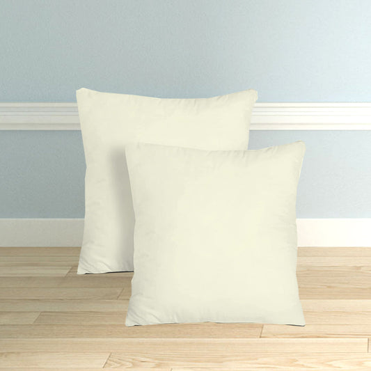 Microfiber Filled Bed Cushions for Sleeping | Cushion Combo Set of 5 for Bedroom | Super Soft Cushion Fillers for Back, Side & Stomach Sleepers - Ivory