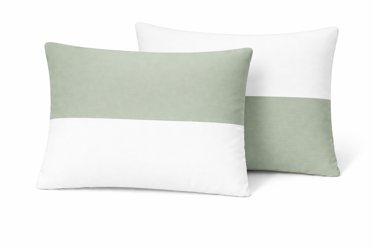 Microfiber Filled Bed Pillows for Sleeping | Takiya Combo Set of 2 for Bed Room | Super Soft Pillow Fillers for Back, Side, and Stomach Sleepers, Sage