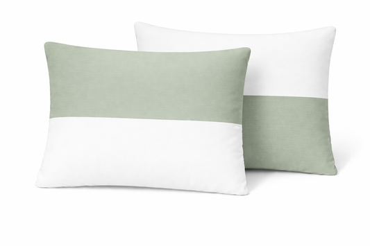 Microfiber Filled Bed Pillows for Sleeping | Takiya Combo Set of 2 for Bed Room | Super Soft Pillow Fillers for Back, Side, and Stomach Sleepers, Sage