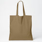 Taupe Cotton Tote Bag 13 x 15 Inch – Reusable Eco-Friendly Canvas Shopping, Travel & Daily Carry Bag