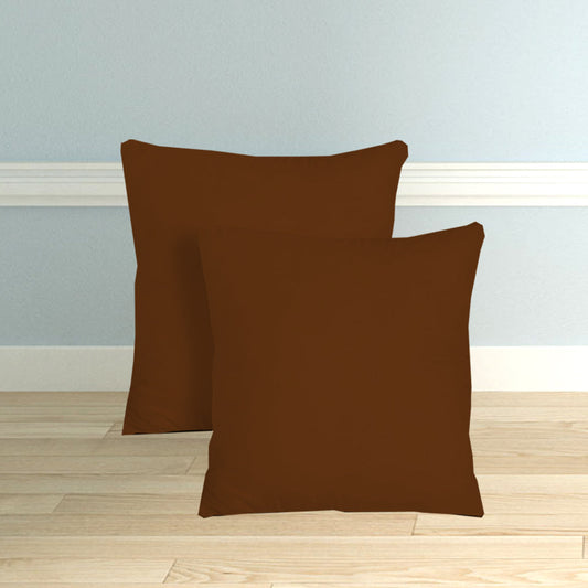Microfiber Filled Bed Cushions for Sleeping | Cushion Combo Set of 5 for Bedroom | Super Soft Cushion Fillers for Back, Side & Stomach Sleepers - Chocolate