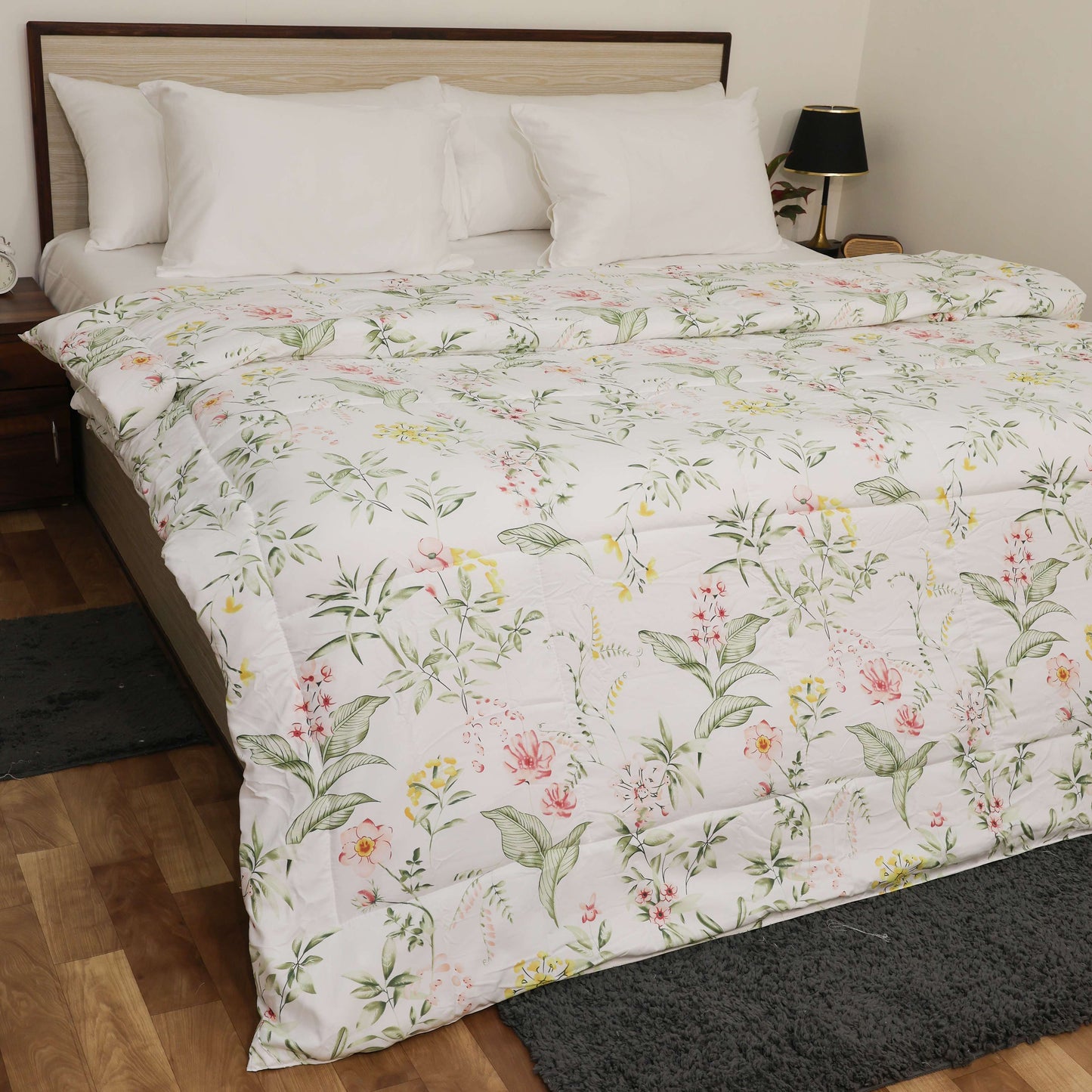 Premium Microfiber Duvet Cover Set | Soft, Durable, Wrinkle-Resistant & Easy-Care Bedding (Morning Petals)