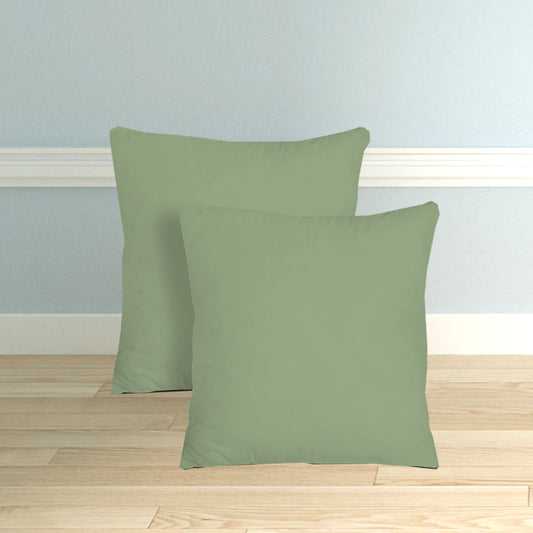 Microfiber Filled Bed Cushions for Sleeping | Cushion Combo Set of 5 for Bedroom | Super Soft Cushion Fillers for Back, Side & Stomach Sleepers - Sage