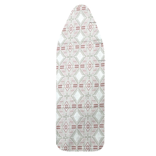 Ironing Board Cover | Heat-Reflective, Scorch & Stain Resistant | Fits Standard Wide Boards | Durable Ironing Mat | Geomatric Print